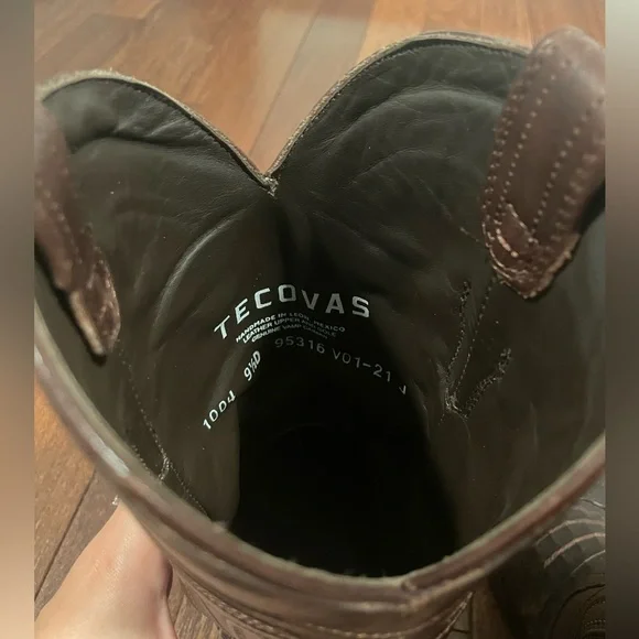 Tecovas Dillon Cowboy Boot - Mahogany Caiman